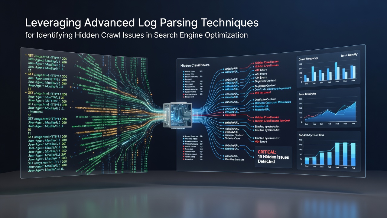 Leveraging Advanced Log Parsing Techniques for Identifying Hidden Crawl Issues in Search Engine Optimization