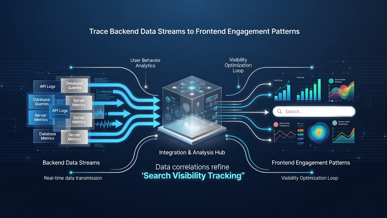 Tracing the Links Between Backend Data Streams and Frontend Engagement Patterns to Refine Search Visibility Tracking